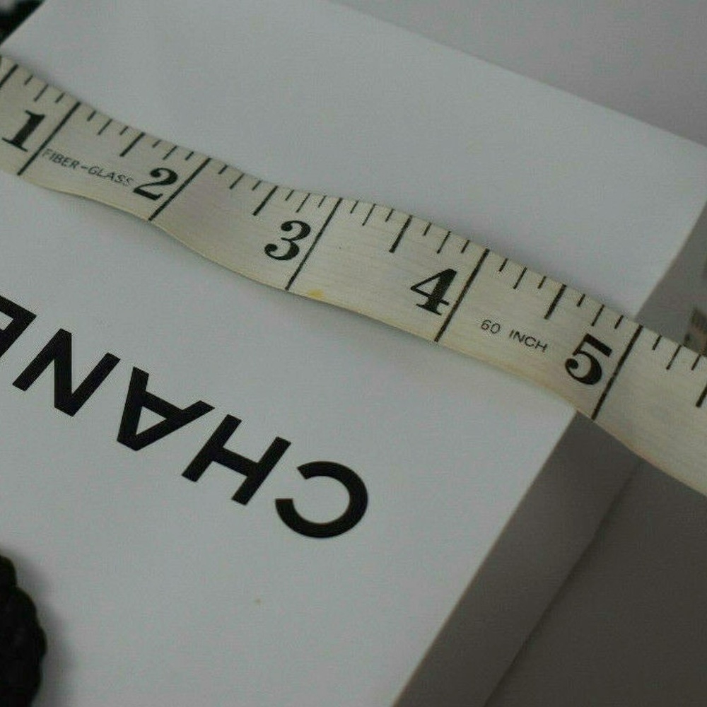 Chanel Bag  9' X 5' Black String Collapsible - Picture 3 of 14